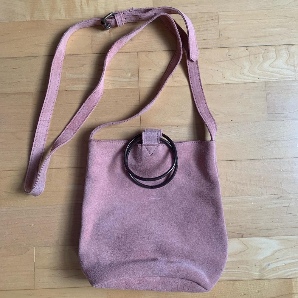 Suede purse